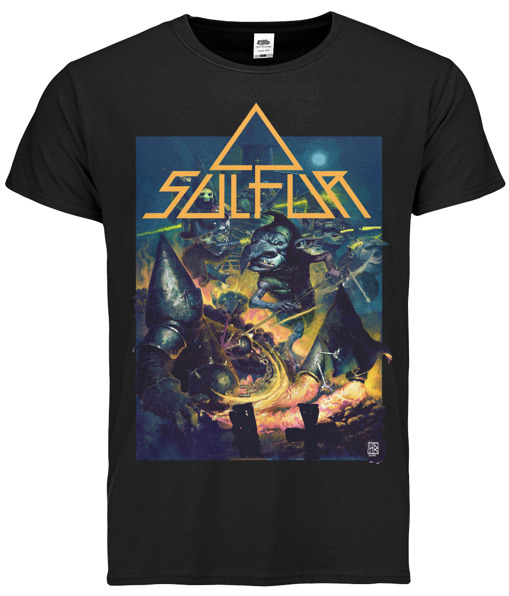 SULFUR Ultra-Realistic Printed T-shirt 100& Cotton